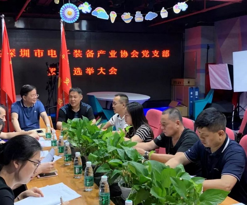 深圳市电子装备产业协会党支部召开换届选举
